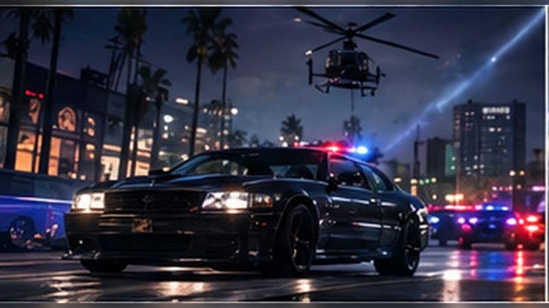 Police officers at a nighttime scene — NOFRONTIN RP